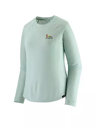PATAGONIA | T-shirt de sport pour femmes Cap Cool Trail Grap | hellgrün
